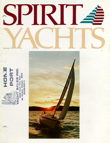 Spirit Yachts 1978 Brochure