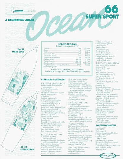 Ocean 66 Super Sport Brochure