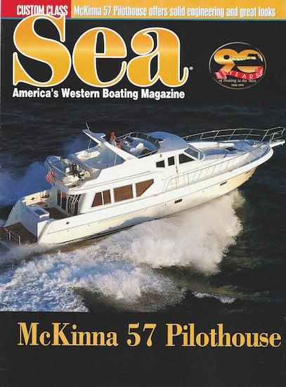 McKinna 57 Pilothouse Sea Magazine Reprint Brochure