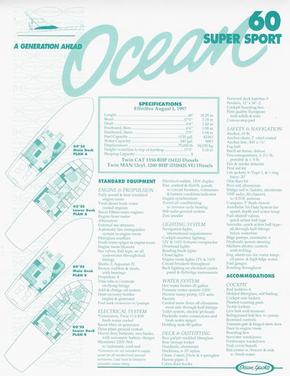 Ocean 60 Super Sport Brochure