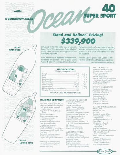 Ocean 40 Super Sport Brochure