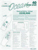 Ocean 40 Super Sport Brochure