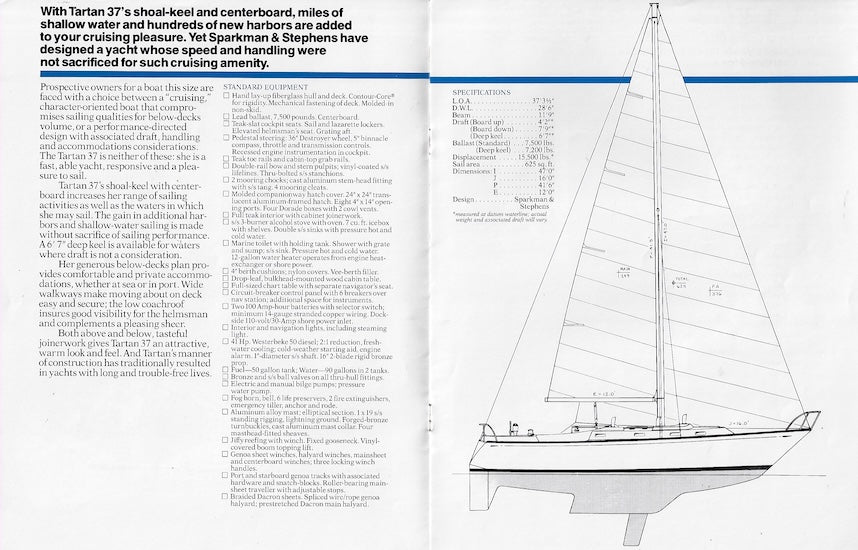 Tartan 37 Brochure