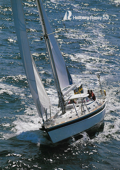 Hallberg-Rassy 53 Poster Brochure