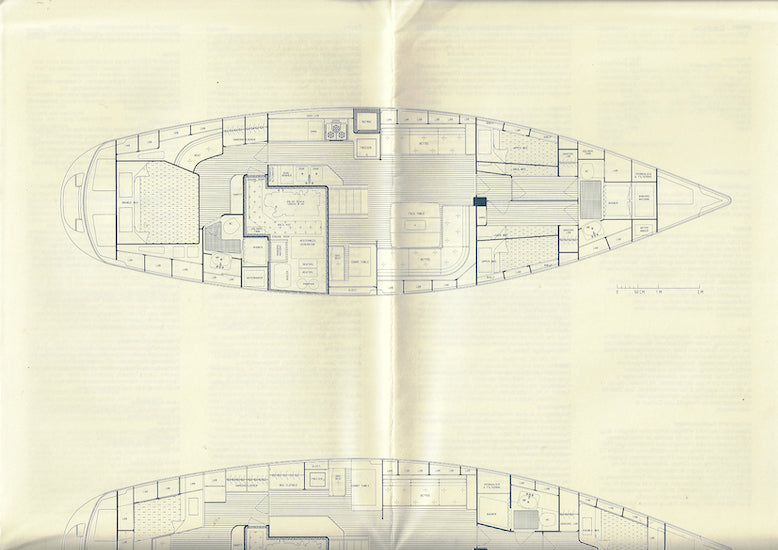 Hallberg-Rassy 53 Specification Poster Brochure