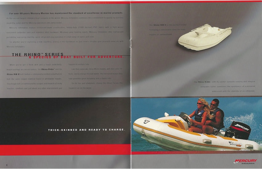 Mercury 2001 inflatable Brochure