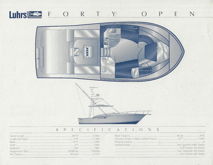 Luhrs 40 Open Brochure