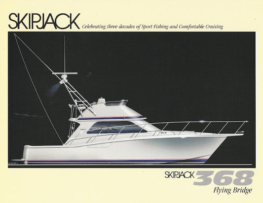 Skipjack 368 Flying Bridge Specification Brochure