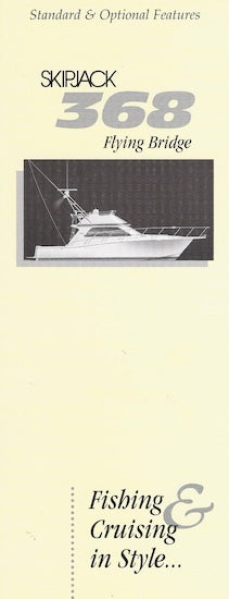 Skipjack 368 Flying Bridge Specification Brochure