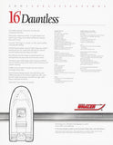 Boston Whaler Dauntless 16 Brochure