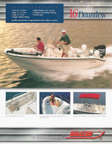 Boston Whaler Dauntless 16 Brochure