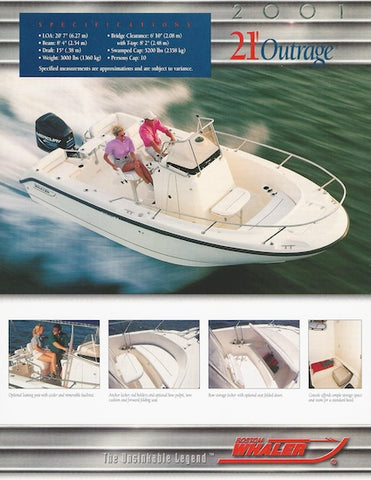 Boston Whaler Outrage 21 Brochure