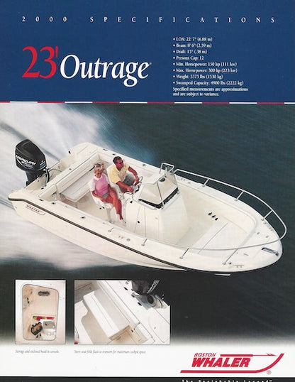 Boston Whaler Outrage 23 Brochure