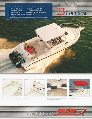 Boston Whaler Conquest 23 Brochure
