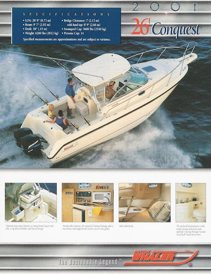Boston Whaler Conquest 26 Brochure