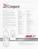Boston Whaler Conquest 26 Brochure