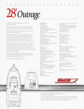 Boston Whaler Outrage 28 Brochure