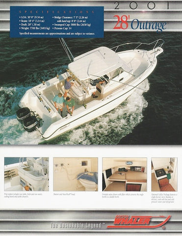 Boston Whaler Outrage 28 Brochure