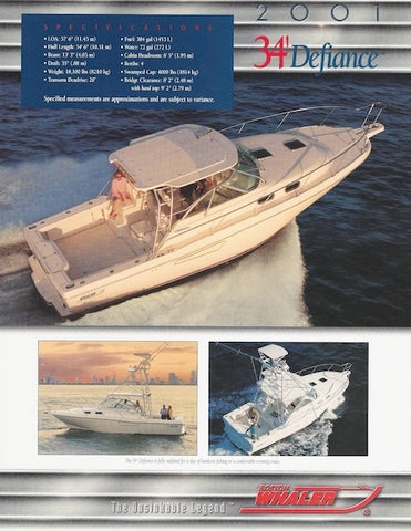 Boston Whaler Defiance 34 Brochure