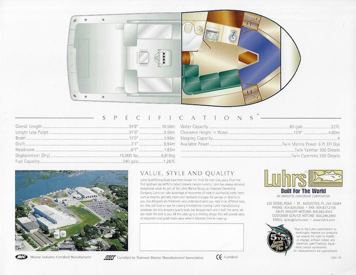 Luhrs 32 Open Brochure