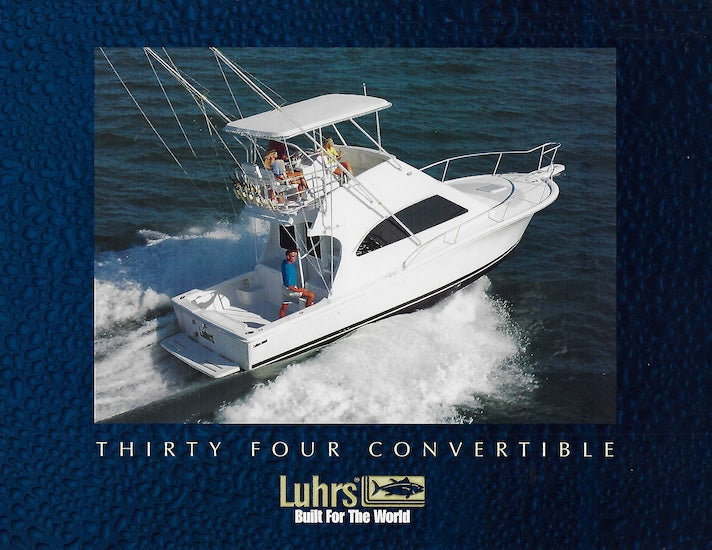 Luhrs 34 Convertible Brochure