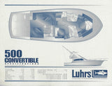 Luhrs 500 Convertible Specification Brochure
