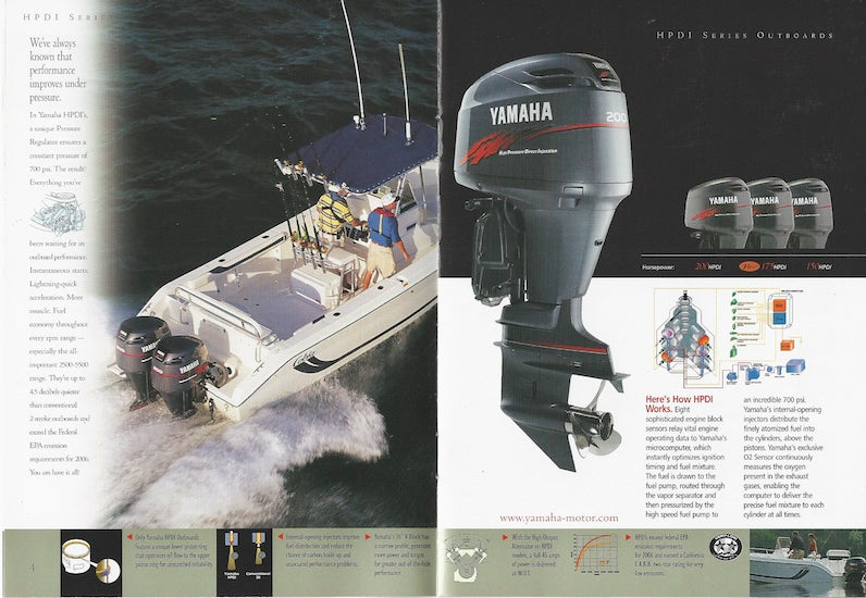 Yamaha 2001 Mini Outboard Brochure