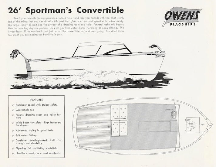 Owens 1950 Flagships Brochure