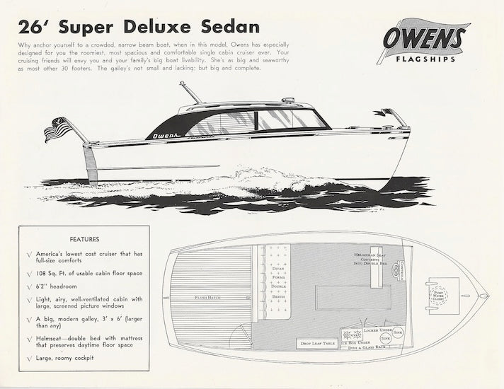 Owens 1950 Flagships Brochure