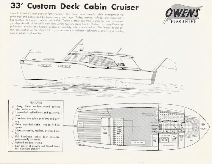 Owens 1950 Flagships Brochure