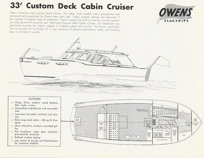 Owens 1950 Flagships Brochure