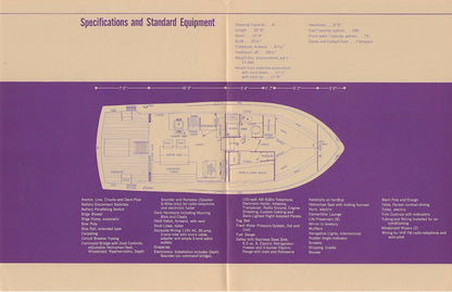 Chris Craft Commander 35 Sports Cruiser Specification Brochure