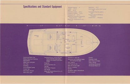 Chris Craft Commander 27 Specification Brochure