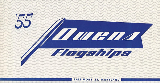 Owens 1955 Flagships Poster Brochure