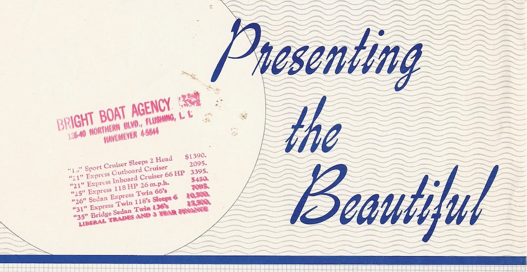 Owens 1955 Flagships Poster Brochure