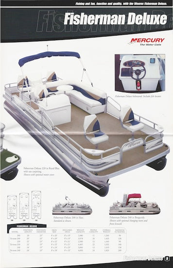 Weeres 2001 Pontoon Brochure