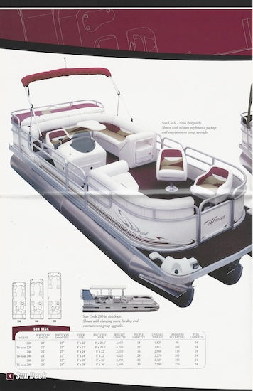 Weeres 2001 Pontoon Brochure
