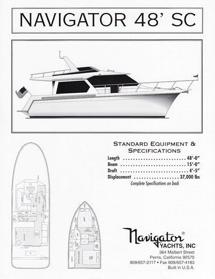 Navigator 48 SC Specification Brochure