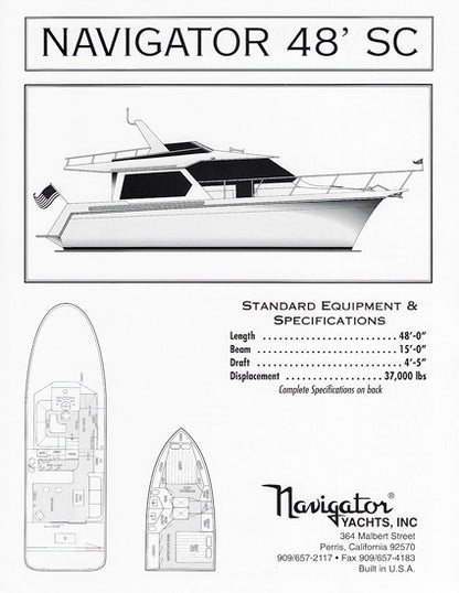 Navigator 48 SC Specification Brochure