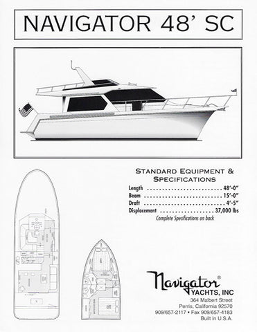 Navigator 48 SC Specification Brochure