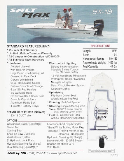 Salt Max SX-18 & SX-21 Brochure