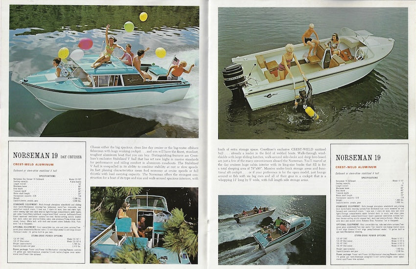 Crestliner 1960s Brochure SailInfo I