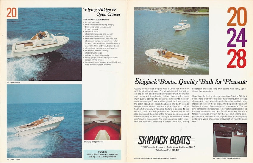 Skipjack 1980s Brochure