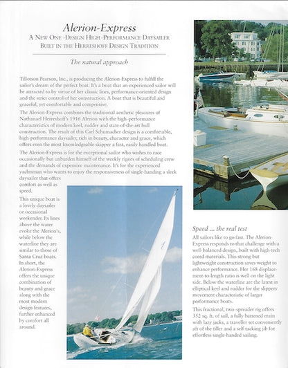 Alerion Express 28 Brochure