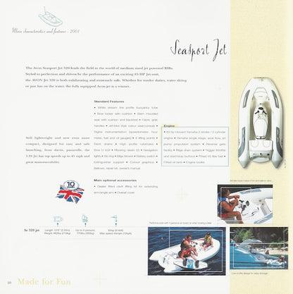 Avon 2001 Boats Brochure