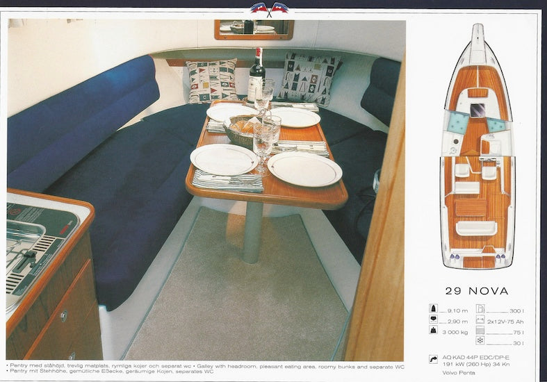 Nimbus 2001 Sport Cruisers & Nova Brochure