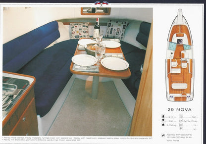 Nimbus 2001 Sport Cruisers & Nova Brochure