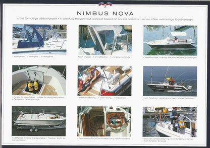 Nimbus 2001 Sport Cruisers & Nova Brochure
