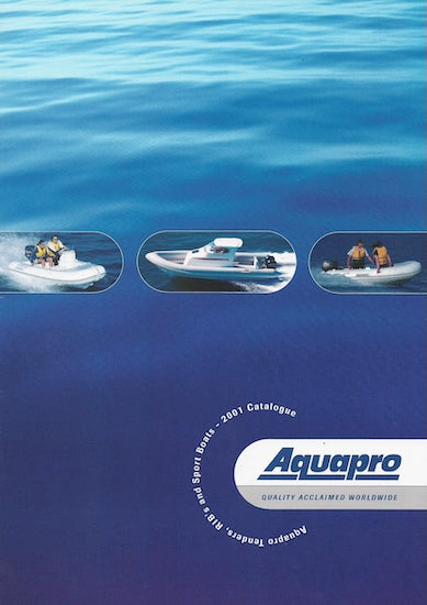 Aquapro 2001 Inflatables Brochure