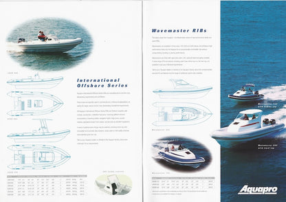 Aquapro 2001 Inflatables Brochure